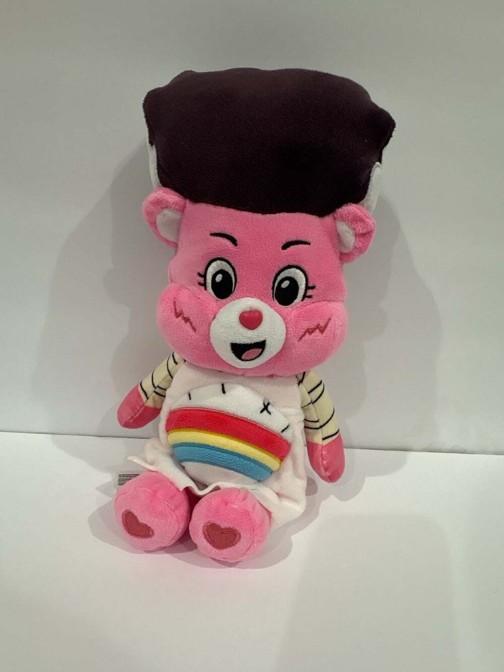 Care Bears, Plush, 9” Fun Size, Cheer Bear as Bride of Frankenstein - .com,